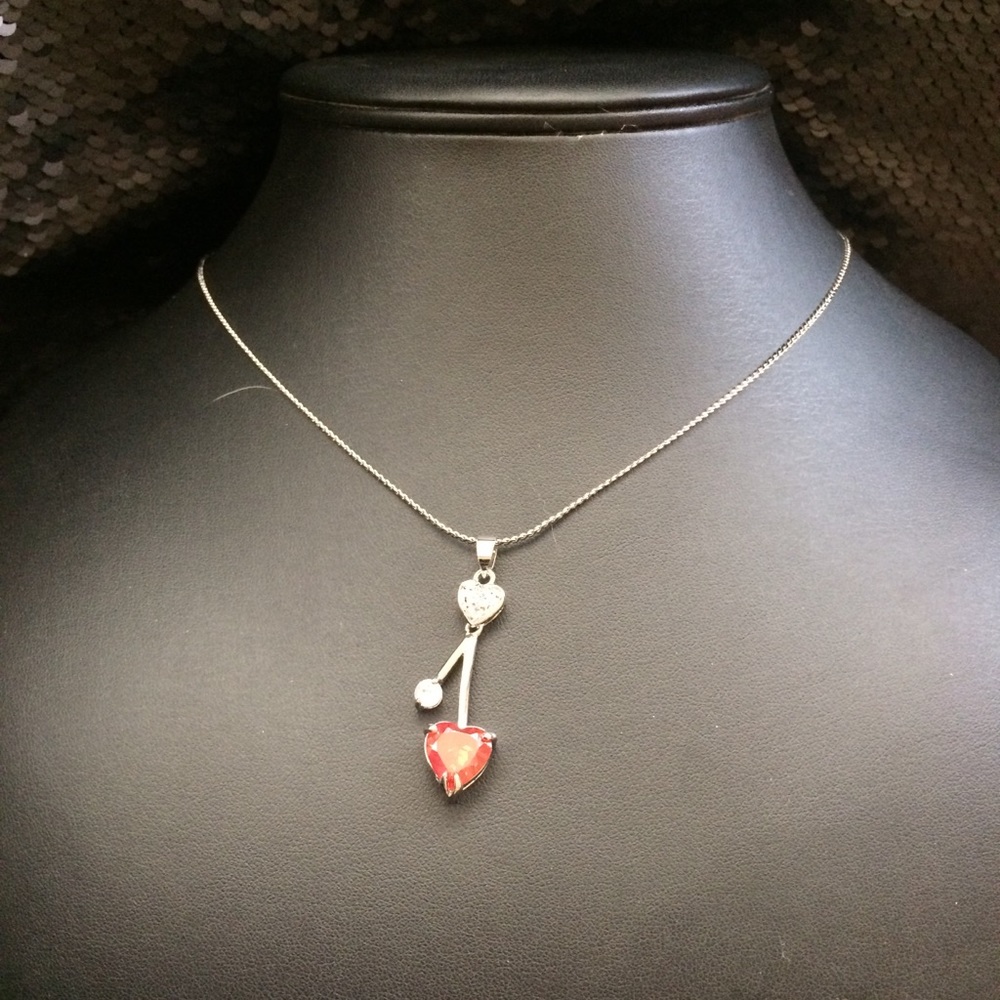 Red heart ❤️ necklace
